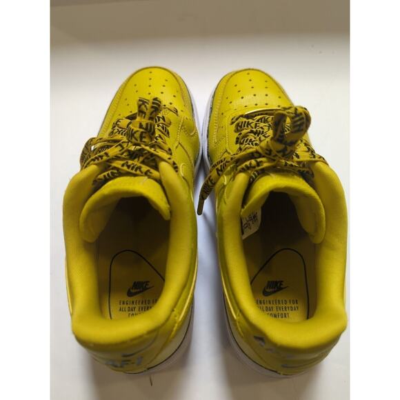 Sz 6.5- NIKE WMNS AIR FORCE 1 BRIGHT CITRON YELLOW AH8827-700 - Picture 7 of 13
